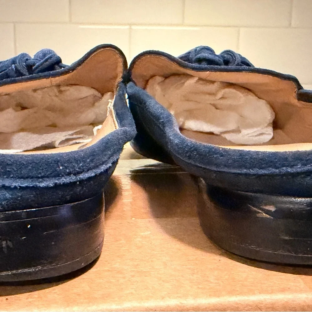 Banana Republic Navy Suede Tassel Loafers - Picture 3 of 3